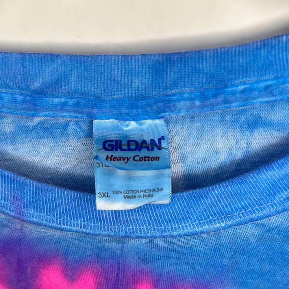 Bahamas Tie-Dye T-Shirt - Pink and Blue - Picture 3 of 7